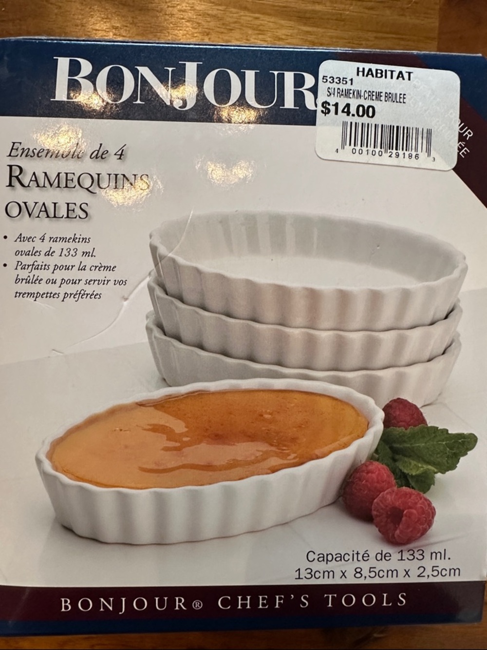 Bonjour White Oval Ramekins - Set of 4 - Picture 2 of 2